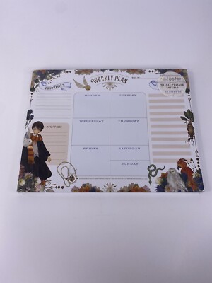 Harry Potter: Weekly 7-Day Planner Notepad Desk Planner
