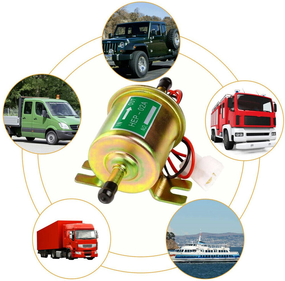 Inline Fuel Pump 12v Electric Transfer Low Pressure Gas Inline Fuel Pump 12v Electric Transfer Low Pressure Gas