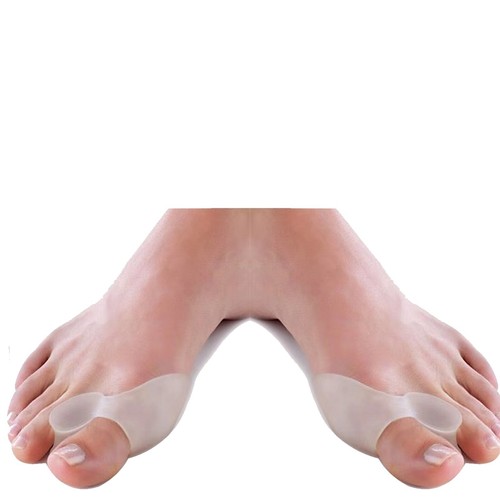 2pcs Gel Silicone Bunion Toe Corrector Straightener Protector Splint Support Pad - Picture 2 of 12