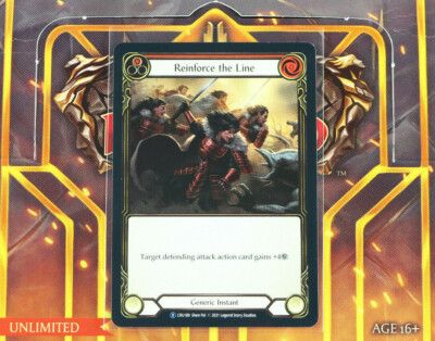 Flesh And Blood Reinforce the Line (1) Standard Unlimited CRU189 Crucible  of War | eBay