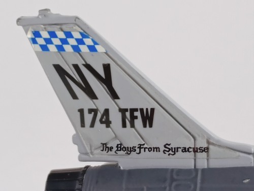 ERTL F-16 The Boys From Syracuse N Y, 174, TWF Diecast Aircraft. 6.25" Long. - Picture 3 of 13