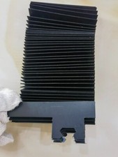 CNC machine custom made accordion bellows rides on HGR20 rail, 118 mm x 20 mm
