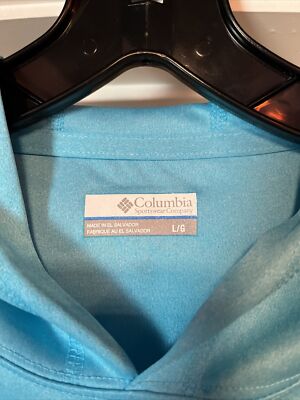 Sweat à Capuche Columbia PFG Homme - Bleu - Taille L - Neuf Avec étiquette - UPF 50