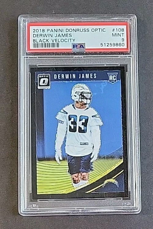 Derwin James Panini Donruss Optic #108 Black Velocity