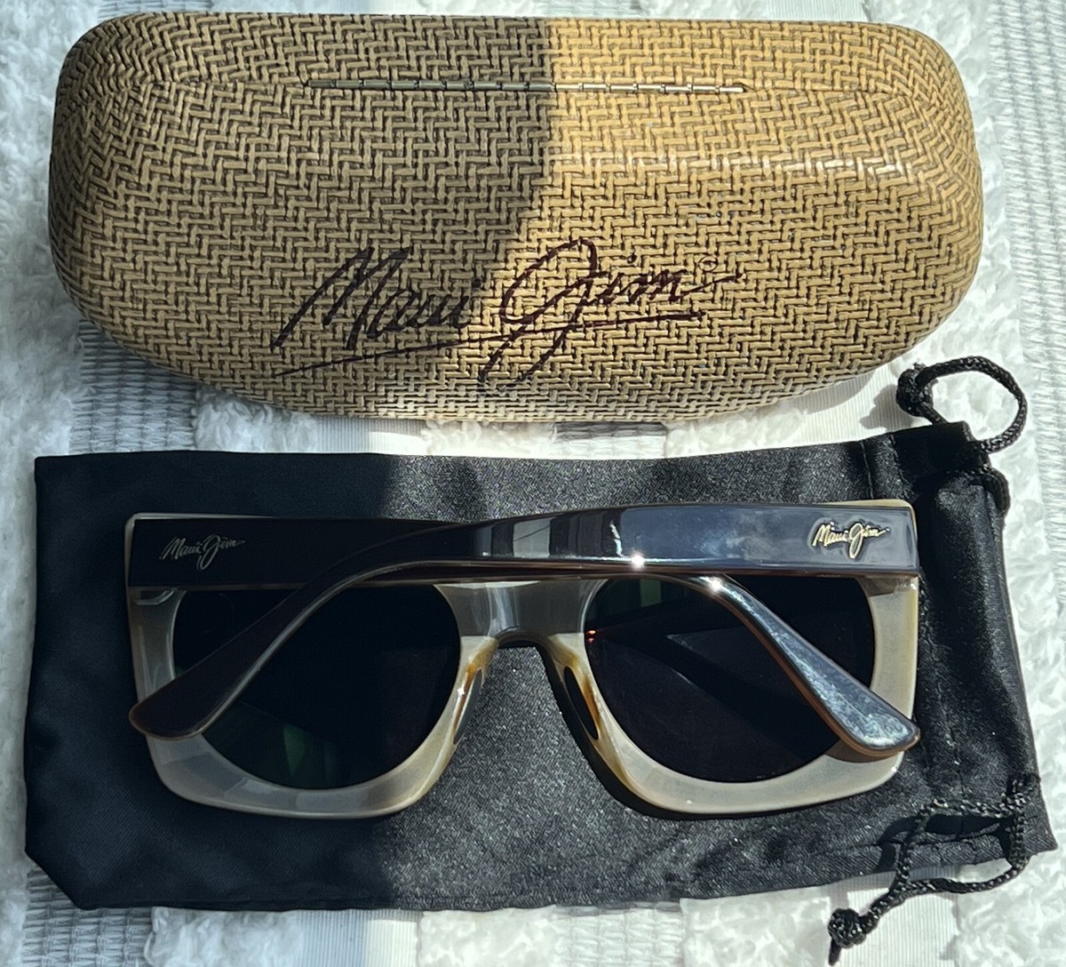アメリカ×ジャパンさま Maui Jim Pakalana MJ 855 01 Chocolate & Tortoise Frame HCL Bronze