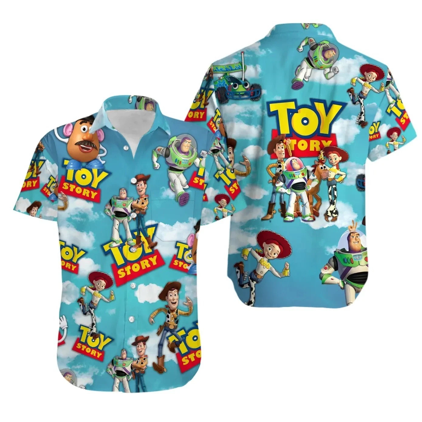 Woody Buzz Lightyear Toy Story Hawaiian Shirt