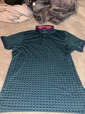 Greyson Golf Shirt Polo The Journey Print Flacon Multicolor XL  118 NEW