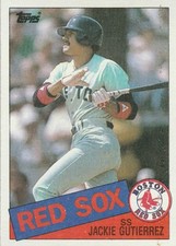 FREE SHIPPING-MINT-1985 (RED SOX) Topps #89 Jackie Gutierrez