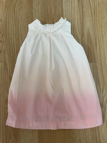 TEA COLLECTION WHITE AND PINK SUNDRESS