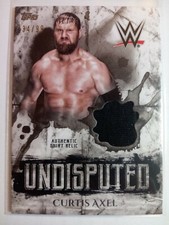 WWE Curtis Axel 2018 Topps Undisputed Authentic Shirt Relic Card SN 34 of 99