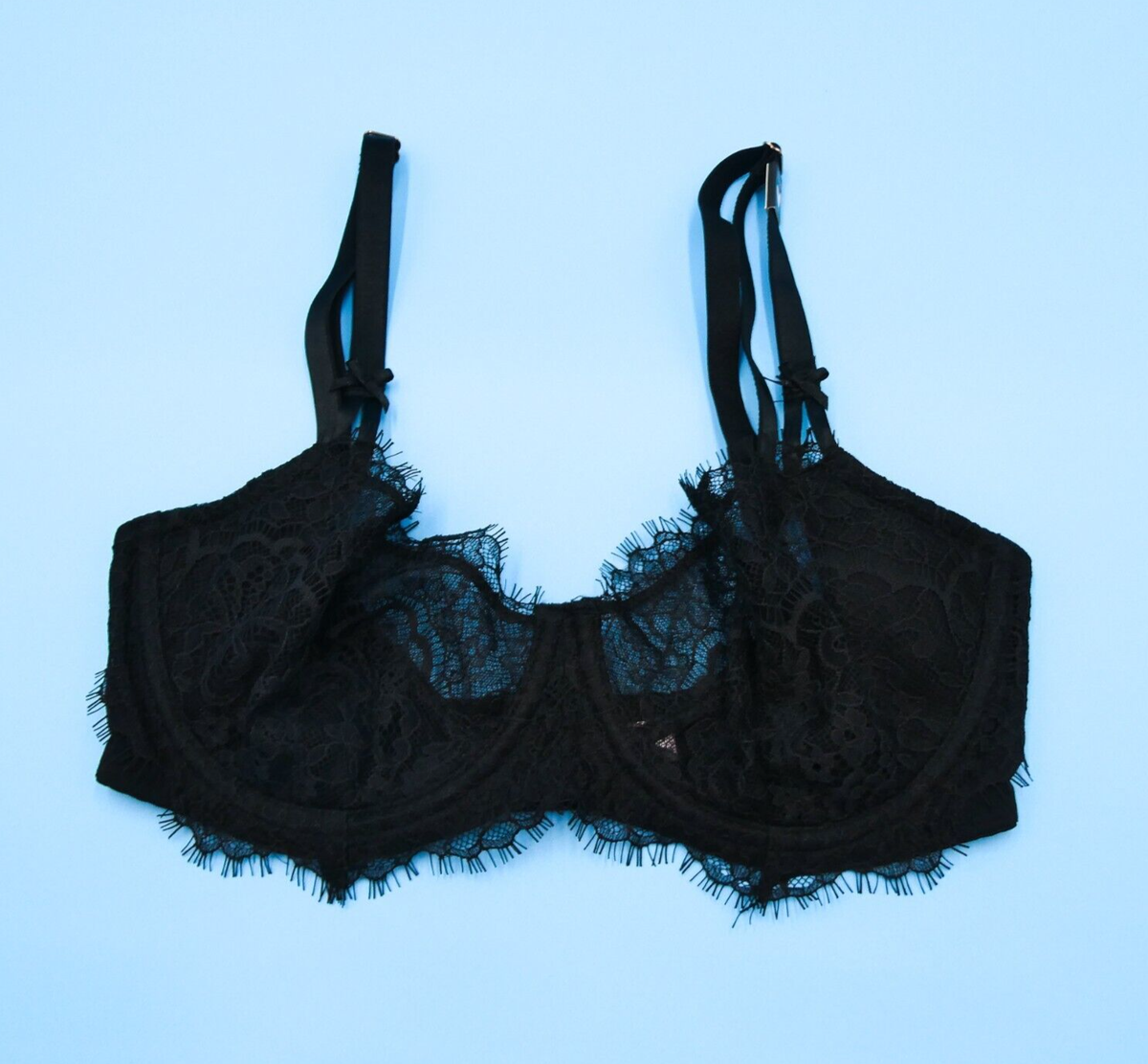 下着・アンダーウェア Victoria's Secret Bra 32D Victorias Secret 32DD Dream Angels Lingerie Black Push Up Lace