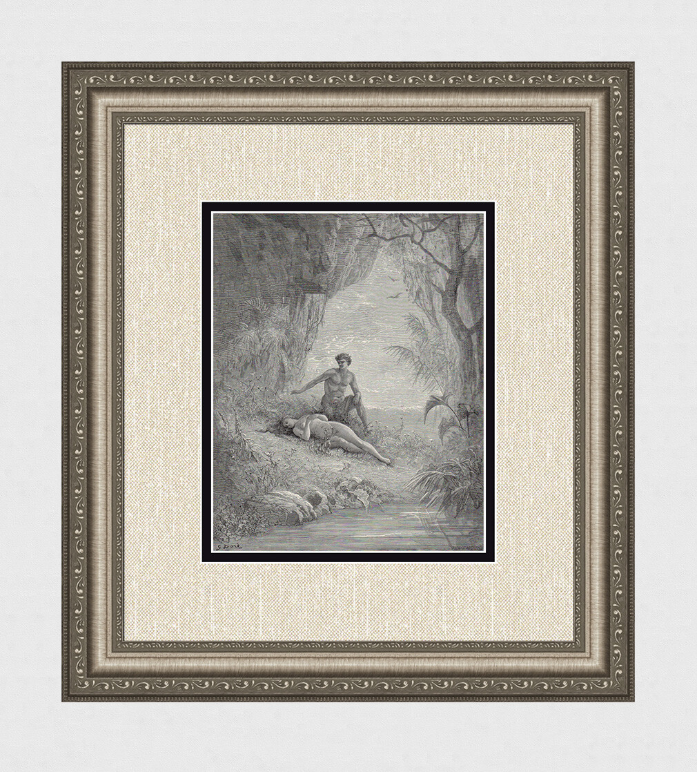 Nice 1800s DORE Woodcut 