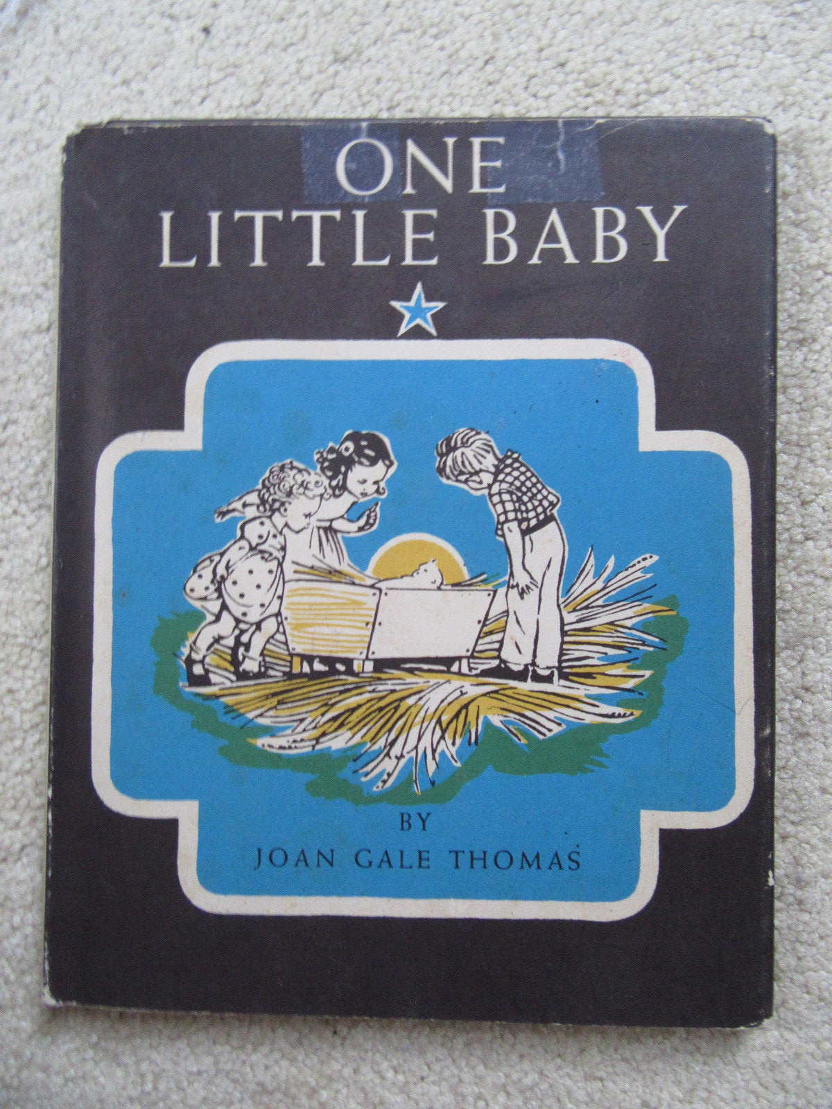 One Little Baby by Joan Gale Thomas, Christmas Story, Counting, 1956