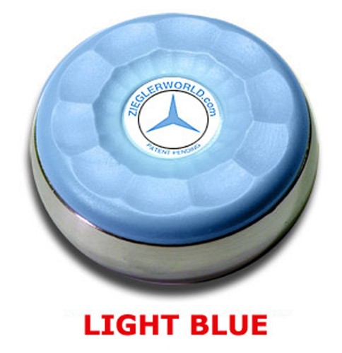 ZIEGLERWORLD TABLE SHUFFLEBOARD MEDIUM SIZE WEIGHTS PUCKS - LIGHT BLUE - 第 1/3 張圖片