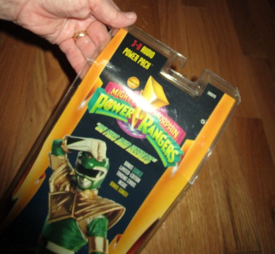 VNTG TOMMY Mighty Morphin Power Rangers GREEN RANGER WATCH CASSETTE ...