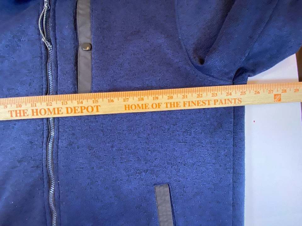 St. John's Bay Jacket Men's XL Full Zipper Water Resistant Wind Proof Polyester - Image 3 of 4