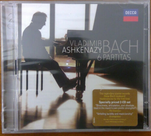 BACH:6 PARTITAS BWV 825-830, Vladimir Ashkenazy, piano, 2010, new CD - multiple - Bild 1 von 2
