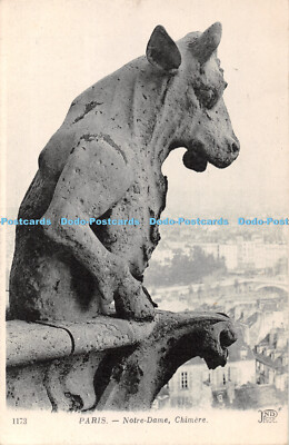 R421087 1173 Paris Notre Dame Chimere ND Phot Anciens Etab Neurdein