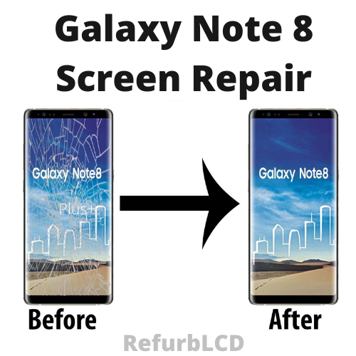 Samsung Galaxy Note 8 Cracked Screen 