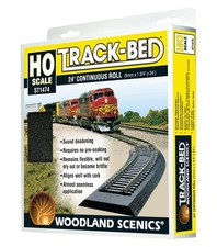 Woodland Scenics HO Scale Track-Bed Roadbed Material - Continuous Roll - 24ft