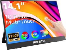 Monitor Portatile Touch Screen 14 Pollici, 1920 X 1200 Schermo Portatile, IPS, S