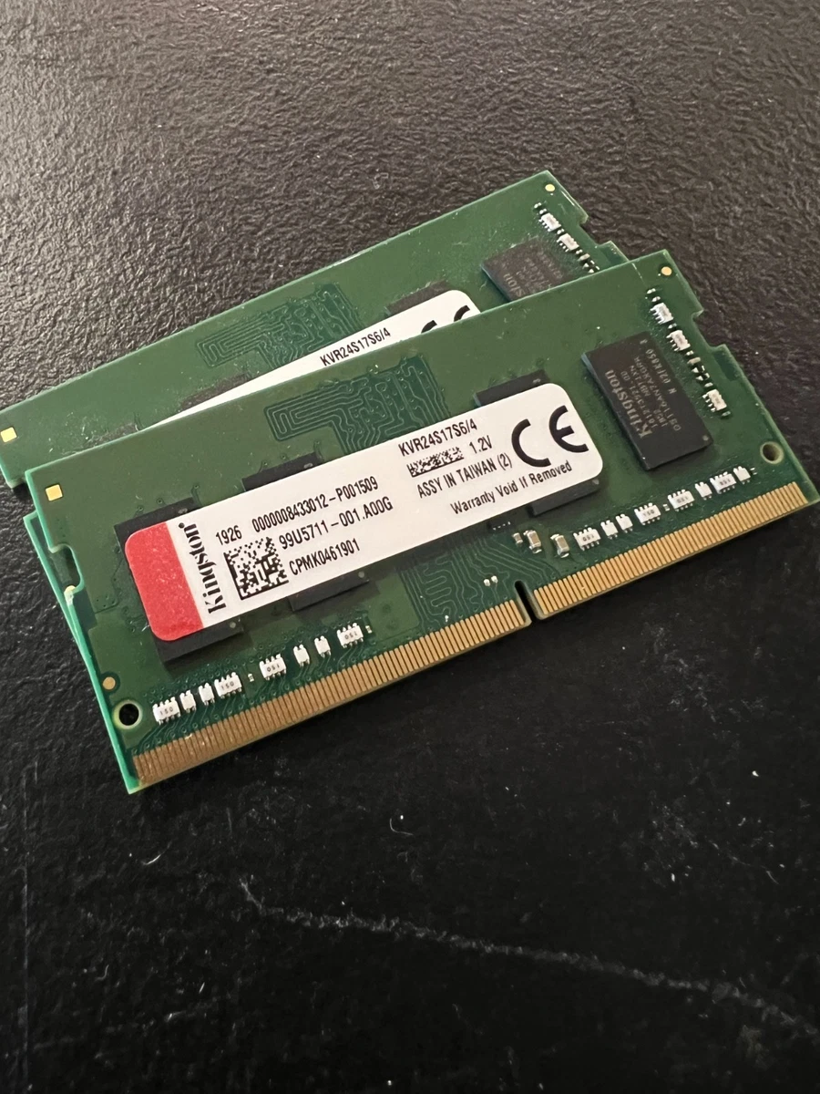 Kingston DDR4 SDRAM 4 GB Capacity per Module Memory (RAM) for sale