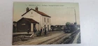 Old postcard postcard 37 Train Nouans la Gare Voyageurs for Loches 1908