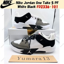 Nike Jordan One Take 5 PF White Black FD2336-101 Men's Size