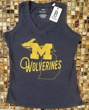 MICHIGAN WOLVERINES Women s Pressbox V-Neck T...