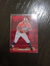 2024 Topps Stadium Club Jackson Holliday RC Red Foil Parallel SP Orioles 