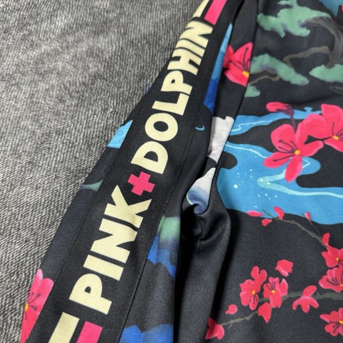 Pink Dolphin Track Jacket Retro Mens Medium Japanese Garden Colorful Streetwear - Picture 5 of 12