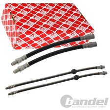 4x FEBI BREMSSCHLAUCH VORNE + HINTEN passend für BMW 3er (E36) Z3 ROADSTER