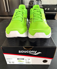 Saucony Kinvara 14 Slime/Gold Running Shoes M...