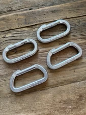 Vintage Carabiners - Lot Of 4 Blue Water (BlueWater Ropes) Carabiners