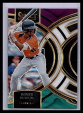 2024 Panini Select - Premier Level Homer Bush Jr. #21 Tri-Color Prizm (RC)