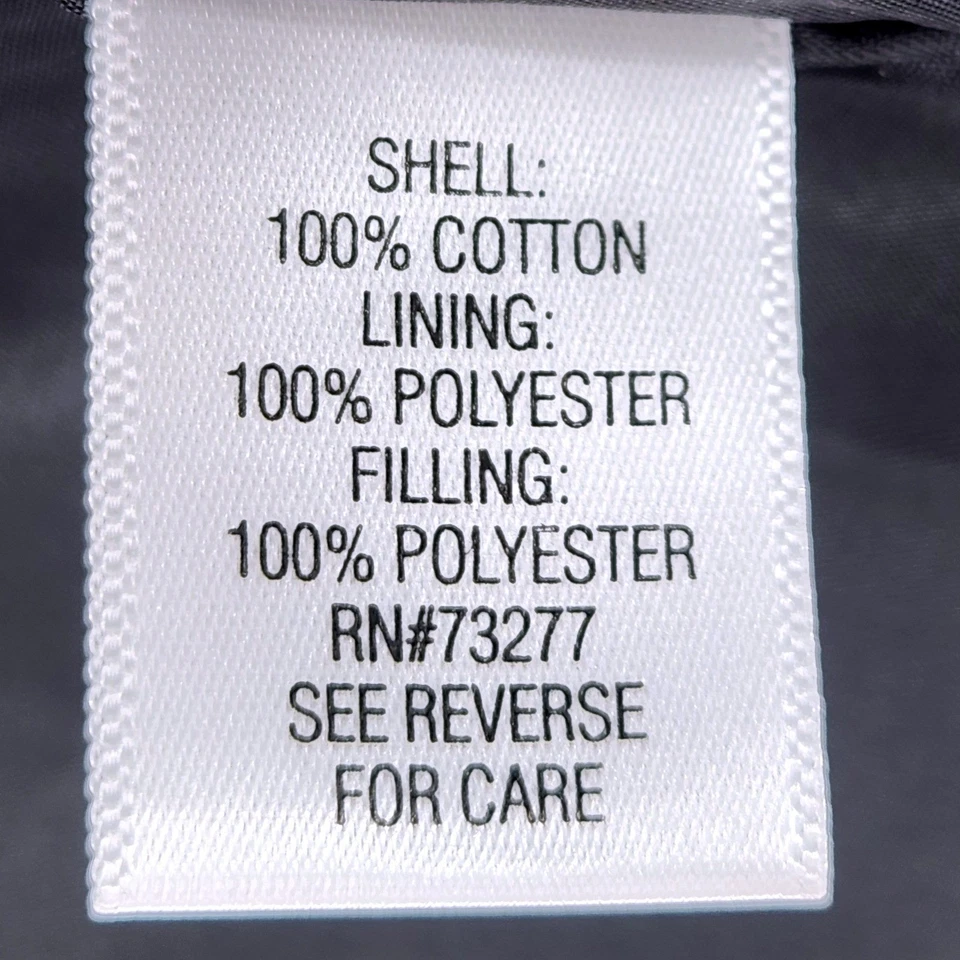 Chaleco acolchado con cremallera completa Plus 2X negro blanco a cuadros Gorpcore Croft & Barrow para mujer Foto 4 de 4