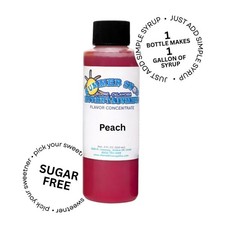 PEACH Snow CONE/SHAVED ICE Flavor GALLON CONCENTRATE 1 FLAVOR IN WORLD