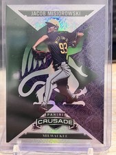 2025 Panini Crusade Baseball - Jacob Misiorowski #98 Green /249 Brewers 