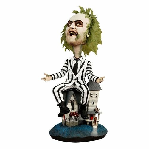 BEETLEJUICE - Beetlejuice Head Knocker Bobble-Head Figure Neca