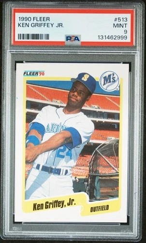 1990 Fleer Ken Griffey Jr #513 PSA 9 New PSA Slab