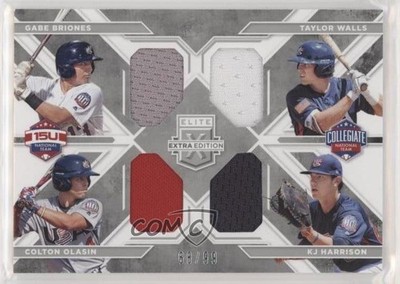2016 Elite Extra Edition Silver 68/99 Colton Olasin Gabe Briones KJ Harrison mr0