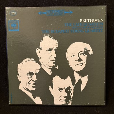 BEETHOVEN String Quartets Late - BUDAPEST QUARTET - COLUMBIA ST 5LP BOX
