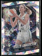 2025 Panini Prizm WNBA #102 Karlie Samuelson Ice Prizms