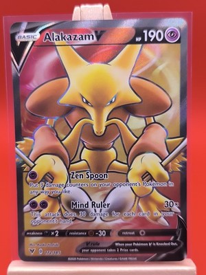 Alakazam V 172/185 Vivid Voltage Full Art Ultra Rare Holo Pokemon