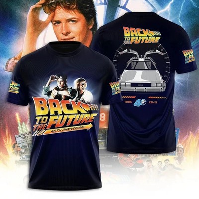 Back to the Future 40th Anniversary 2025 T-shirt All Over Print BO2549