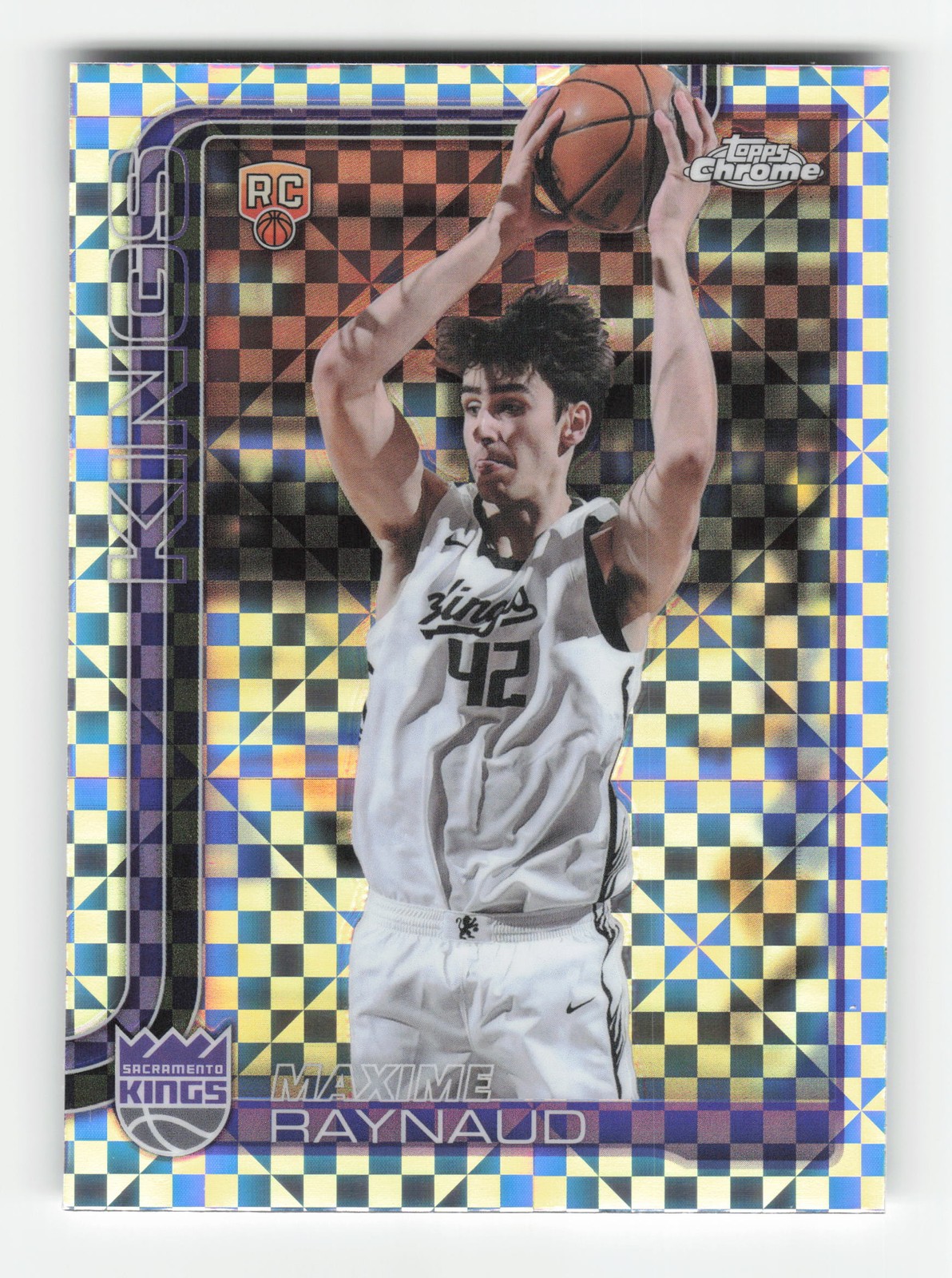 2025-26 Topps Chrome #293 Maxime Raynaud X-Fractor