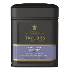 Earl Grey Loose Leaf Tea 4.41oz Tin Caddy Premium Whole Leaf Caffeinated