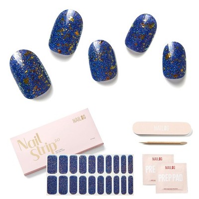 Selbstklebende UV-Gel Nagelfolie 17 Größen 34 Stück Nagelset