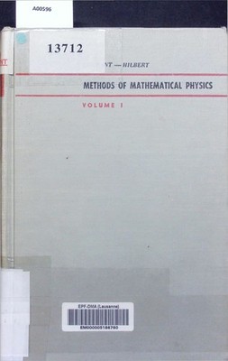 Methods of Mathematical Physics. Volume 1. Courant, R.: