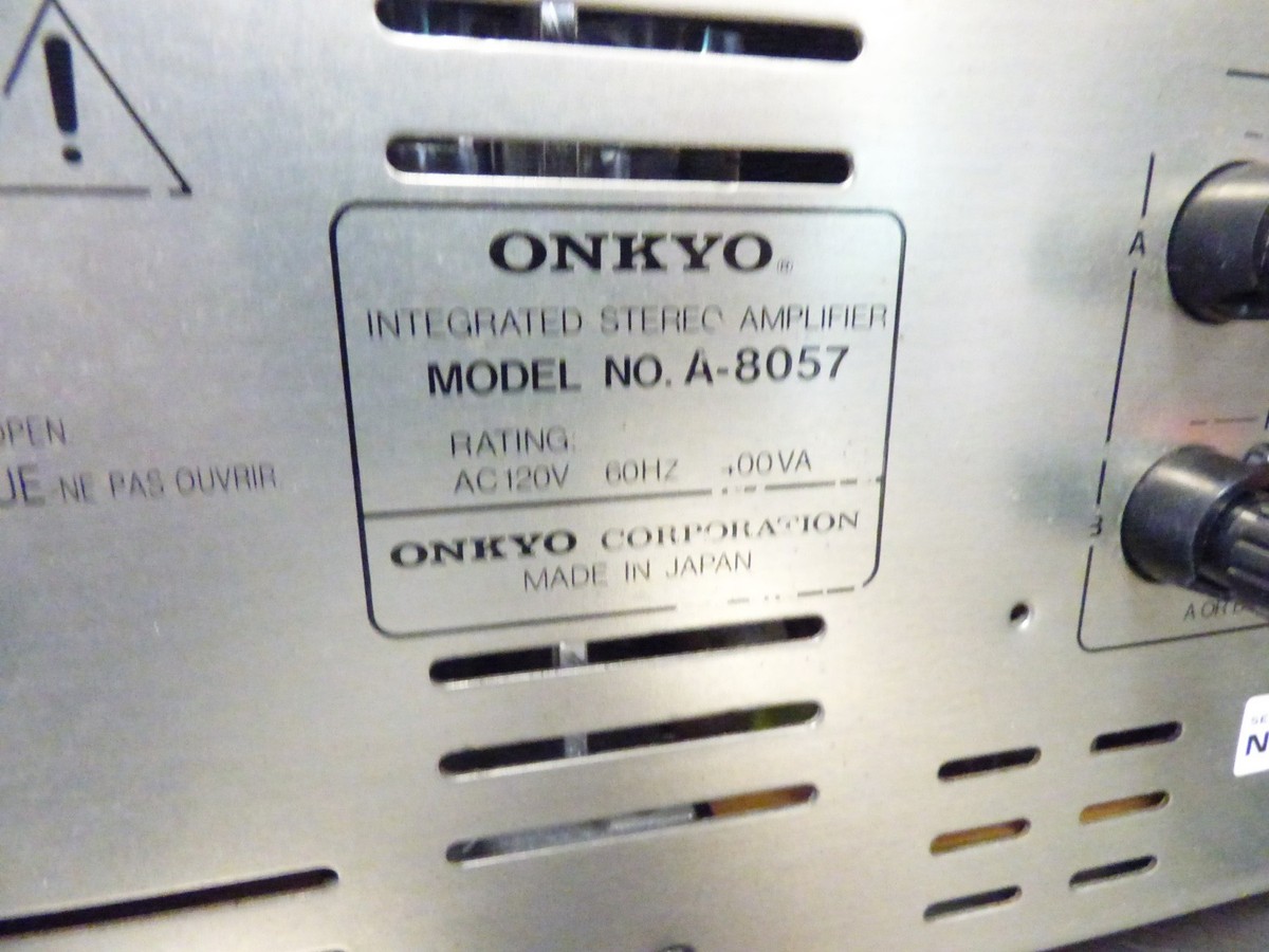 Onkyo Integra T4057 tuner and ONKYO Integra A8057 amp bundle